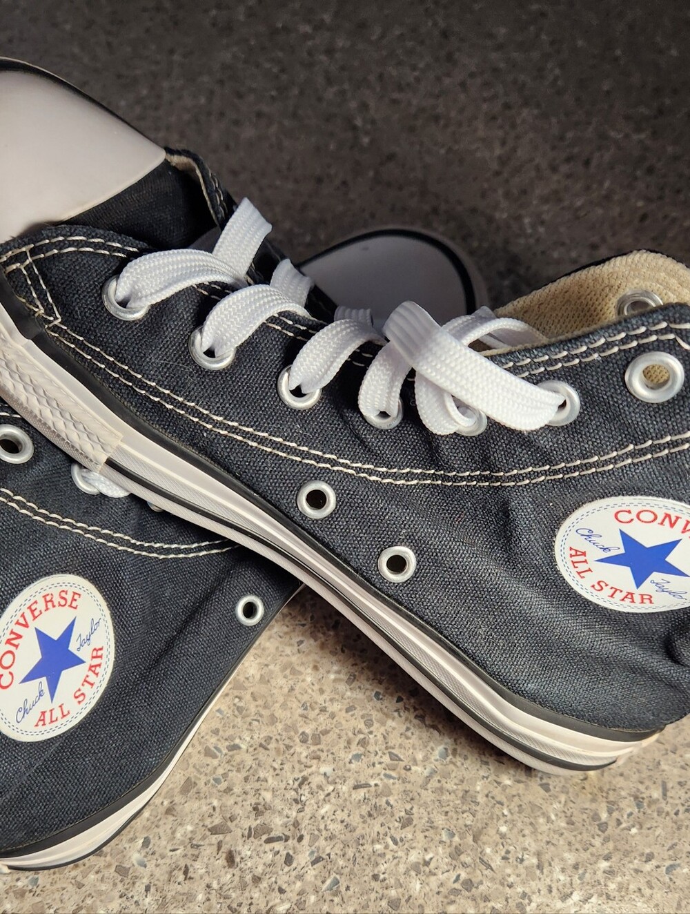 Converse Kids All Star Low Top Sneakers - Black & White